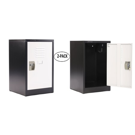 Adiroffice 15 in W, 15 in D, 24 in H, Steel ADI629-02-B-W-PKG-2